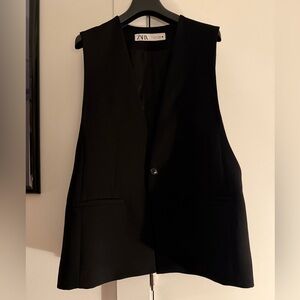 Zara Elegant Black Vest